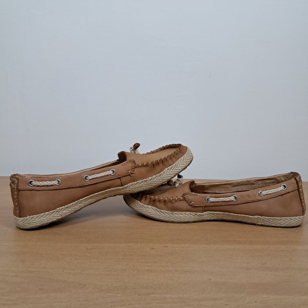 Ugg Chivon Nubuck Women's Loafers US 9 EU 40 Chestnut Sherpa - Picture 5 of 5